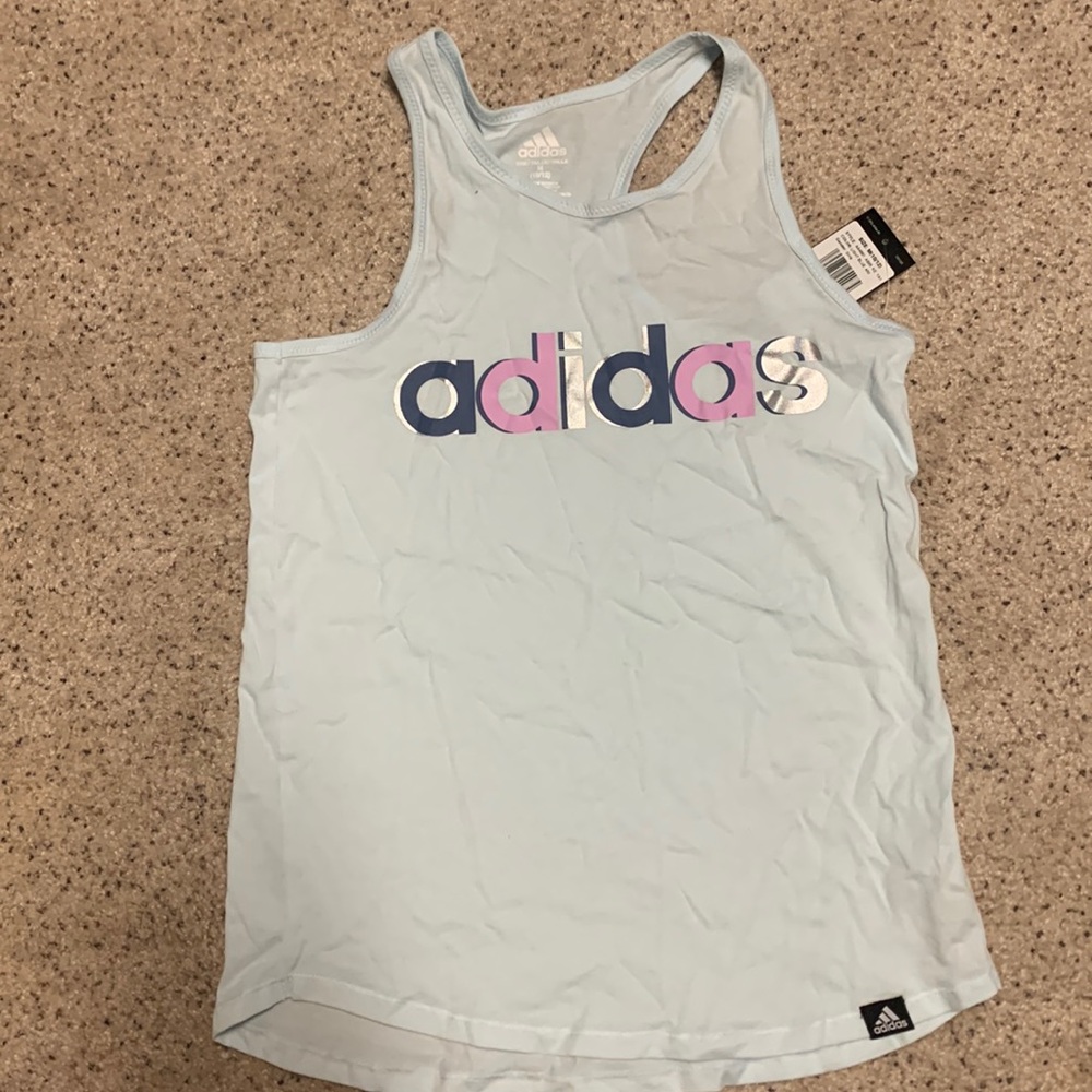 Adidas YMed razor back tank NWT